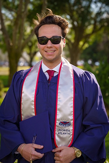 Derick West FAU Graduation